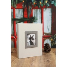 Nrcn 100'LÜK Fotoğraf Albümü Koton Desenli 15 x 21 cm Krem