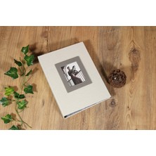 Nrcn 100'LÜK Fotoğraf Albümü Koton Desenli 15 x 21 cm Krem