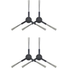 Asgard Grup Viomi V3 Uyumlu 4 Adet Siyah Yan Fırça