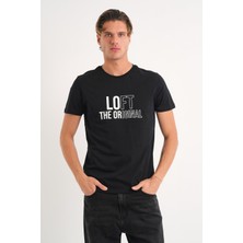 LOFT Baskılı Basic T-shirt
