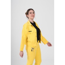 Nihal Eren Butik Büyük Beden Likralı Tasarım Ince Gabardin Ceket