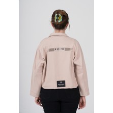 Nihal Eren Butik Büyük Beden Likralı Tasarım Ince Gabardin Ceket