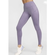 Nike Dri-Fit Universa Medium-Support High-Waisted 7/8 Training Mor Kadın Tayt