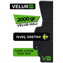 Velurpro Honda Civic 2012-2016 Araca Özel Halı Paspas Araba Halısı Oto Paspas