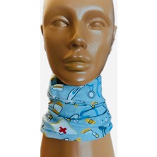 Sağlık Desen Bagoo Buff -Baf- Bandana- Boyunluk- Saç Bandı