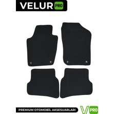 Velurpro Seat Ibiza 2008-2017 Araca Özel Halı Paspas Araba Halısı Oto Paspas