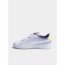 Puma Smash 3.0 Poised 2 Race Çocuk Spor Ayakkabı Beyaz