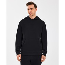 Skechers M Essential Hoodie Sweatshirt Erkek Siyah Sweatshirt S242110-001