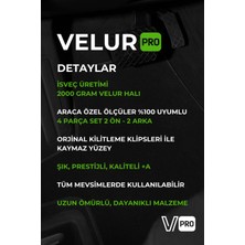Velurpro Volkswagen Passat B7 2011-2014 Araca Özel Halı Paspas Araba Halısı Oto Paspas