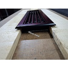 Alücan Alüminyum Şömine Menfezi 35X10 Siyah