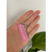 Luvela Motto Anahtarlık Kişiselleştirilmiş Yazılı Anahtarlık Pvc Tasarım Çanta Aksesuarı