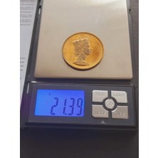 Escoines Koleksiyon Amor Populı Praesıdıum Regınae A900 - Kraliçe Elizabeth 21.39GR 22 Ayar A900 Altın Madalya