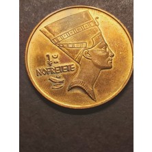 Escoines Koleksiyon Nofretete A900 - Skarabeus A900 - 21.67GR 22 Ayar A 900 Altın Madalya - Khepri - Scarab