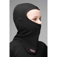 Atik Camp Çocuk Kar Maskesi - Thermoform - Heavy -  Siyah