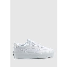 Vans Brooklyn LS Platform Kadın Beyaz Sneaker.-