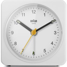 Braun BC03W Beyaz Klasik Seyahat Analog Alarmlı Masa Saati