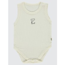 Civil Baby Bebek Çıtçıtlı Badi 1-18 Ay Ekru