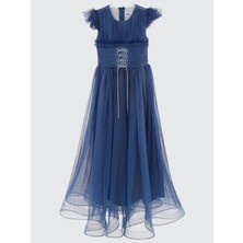 Civil Girls Kız Çocuk Abiye 6-14 Yaş Indigo