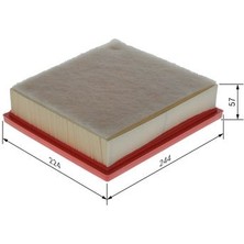 Mitsubishi L200 2.4 Dı-D Dizel Hava Filtresi 2015-2018 Bosch