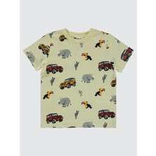 Civil Boys Erkek Çocuk Tişört 2-5 Yaş Taş Rengi