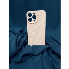 Kırışık Desen Sade Pembe Renkli 15 Promax Uyumlu Kılıf