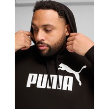 Puma Essentials No 1 Logo Erkek Siyah Kapüşonlu Sweatshirt