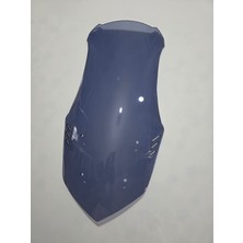 Motocam Küba Chia 125 Siperlik Ön Cam 2023-2025 Model 75CM Açıkfüme Renkli 4mm Uzun Cam