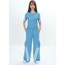 Kız Çocuk %100 Pamuk Ikili Spor Eşofman TAKIM-AÜT-2034