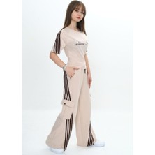 Kız Çocuk %100 Pamuk Ikili Spor Eşofman TAKIM-AÜT-2034