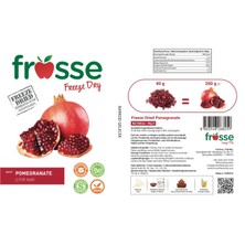Frosse Nar Kıtırı - Freeze Dried - Üretici Firmadan Dondurularak Kurutulmuş Nar Cipsi 30 gr