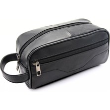 Willpolo Deri Siyah Traşlık El Çantası Portföy Çanta Seyahat Çanta