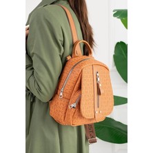 Just Polo JP2177  Çok Bölmeli Astarlı Ayarlanabilir Askılı Kadın Sırt Çantası OZT2177