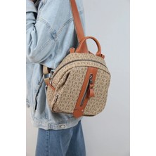 Just Polo JP2177  Çok Bölmeli Astarlı Ayarlanabilir Askılı Kadın Sırt Çantası OZT2177