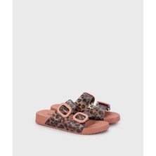 Igor S10336 Habana Brillo Leopar Terlik