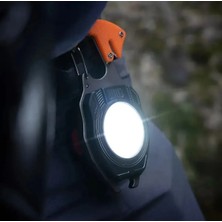 Q-Max Çok Fonksiyonlu Mini LED Lamba Anahtarlık ve Çakmak USB Şarjlı Kamp Için Taşınabilir Tam 7 Modlu