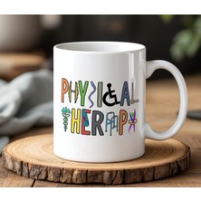 BB Design Physical Therapy Tasarımlı Beyaz Seramik Baskılı Kupa Bardak 330 ml