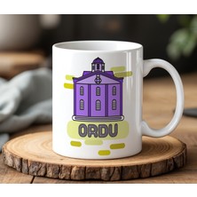 BB Design Ordu Tasarımlı Beyaz Seramik Baskılı Kupa Bardak 330 ml