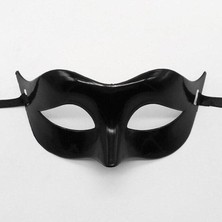 Siyah Renk Masquerade Kostüm Partisi Venedik Balo Maskesi Pop
