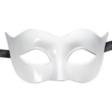 Beyaz Renk Masquerade Kostüm Partisi Venedik Balo Maskesi Pop