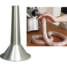 Tuğra Paslanmaz (Alüminyum) Sucuk Hunisi No: 10 - Lezzetli ve Hijyenik Sucuklarınız Için Pop