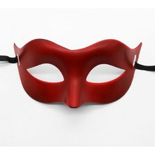 Kırmızı Renk Masquerade Kostüm Partisi Venedik Balo Maskesi Pop