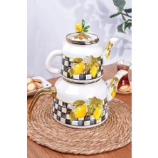 Lemon Emaye Çaydanlık