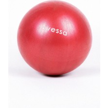 Verahed Avessa 30cm Kırmızı Mini Pilates Topu Plates Aerobik Cardio Jimnastik Için Egzersiz Aleti