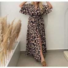 Desenli Kimono Ithal Jessika Elbise