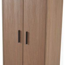 Nom Mobilya Nom-Alp SİYAH&KAHVE Çok Amaçlı Mutfak,Banyo,Kiler,Ofis, Ayakkabılık ve Malzeme Dolabı
