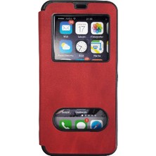 Belirtilmemiş General Mobile Gm5 Plus Uyumlu Kapakli Gizli Miknatisli Magnum Kilif