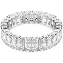 Swarovski 5714334 Swarovski Yüzük Re Matrıx:rıng Bag.all-Arnd Whıte/rhs 55