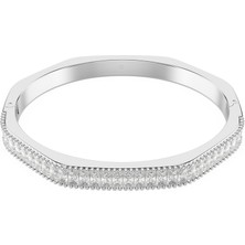 Swarovski 5705784 Swarovski Bilezik Matrıx:bangle Whıte/rhs M