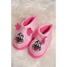 Karakter Nakışlı Kaydırmaz Taban Termal Isı Kreş Ev Okul Ayakkabısı Bebek Çocuk Panduf Ev Botu