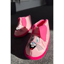 Karakter Nakışlı Kaydırmaz Taban Termal Isı Kreş Ev Okul Ayakkabısı Bebek Çocuk Panduf Ev Botu